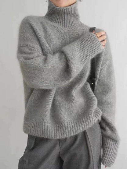 Col Roulé Oversize En Cachemire Pour Femme | Hiver