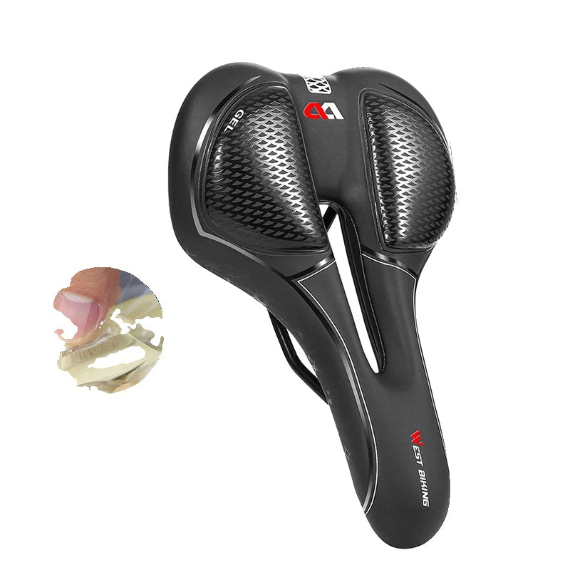 Selle Vélo Confort avec Découpe pour Homme