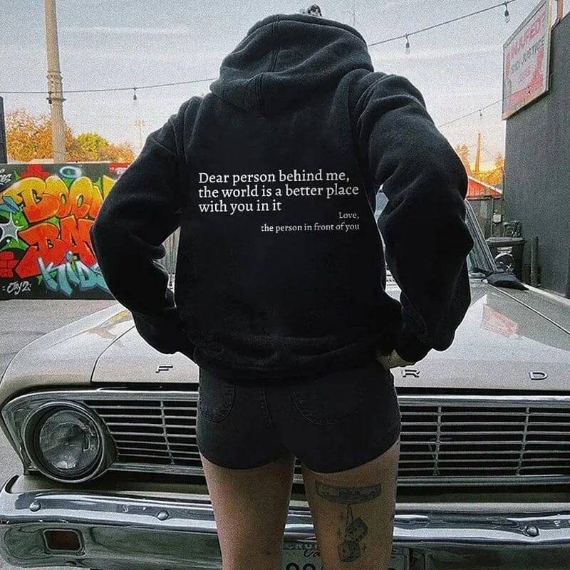 Sweat à Capuche Féminin Détendu