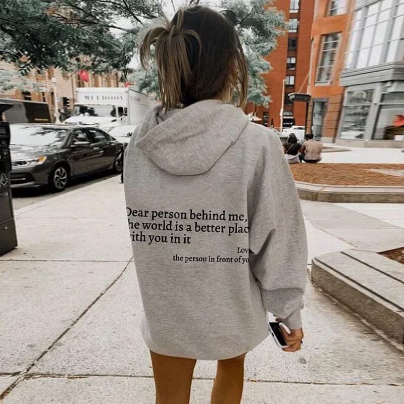 Sweat à Capuche Féminin Détendu