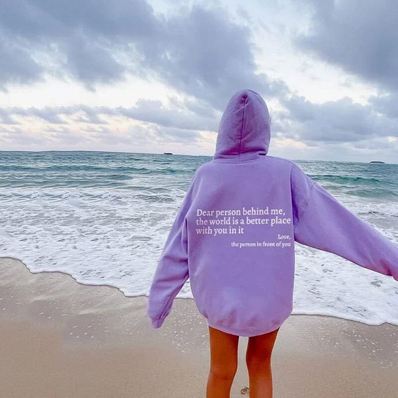 Sweat à Capuche Féminin Détendu