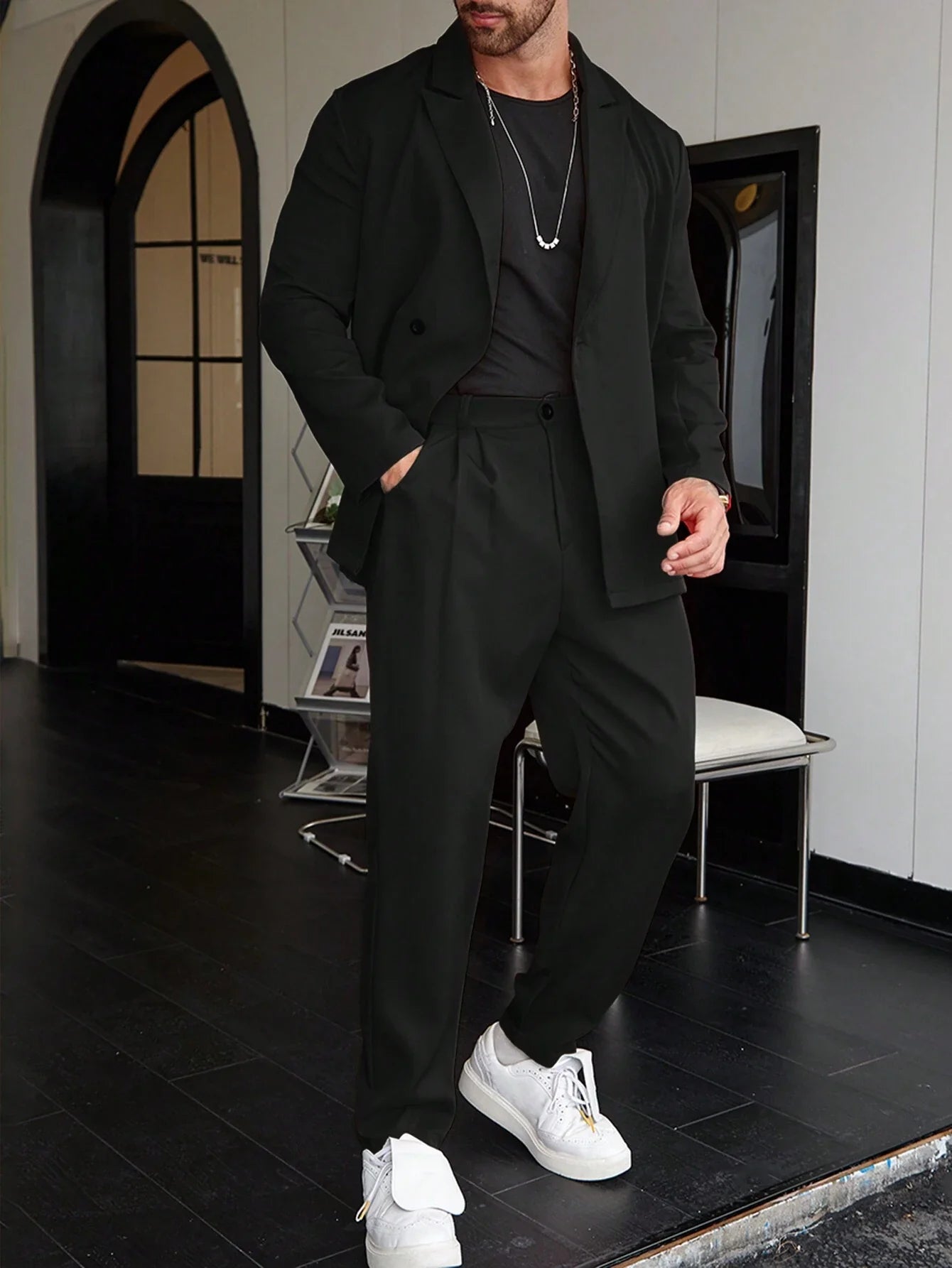 Costume Homme Slim Élégant pour Mariage et Travail - LuxeStyle