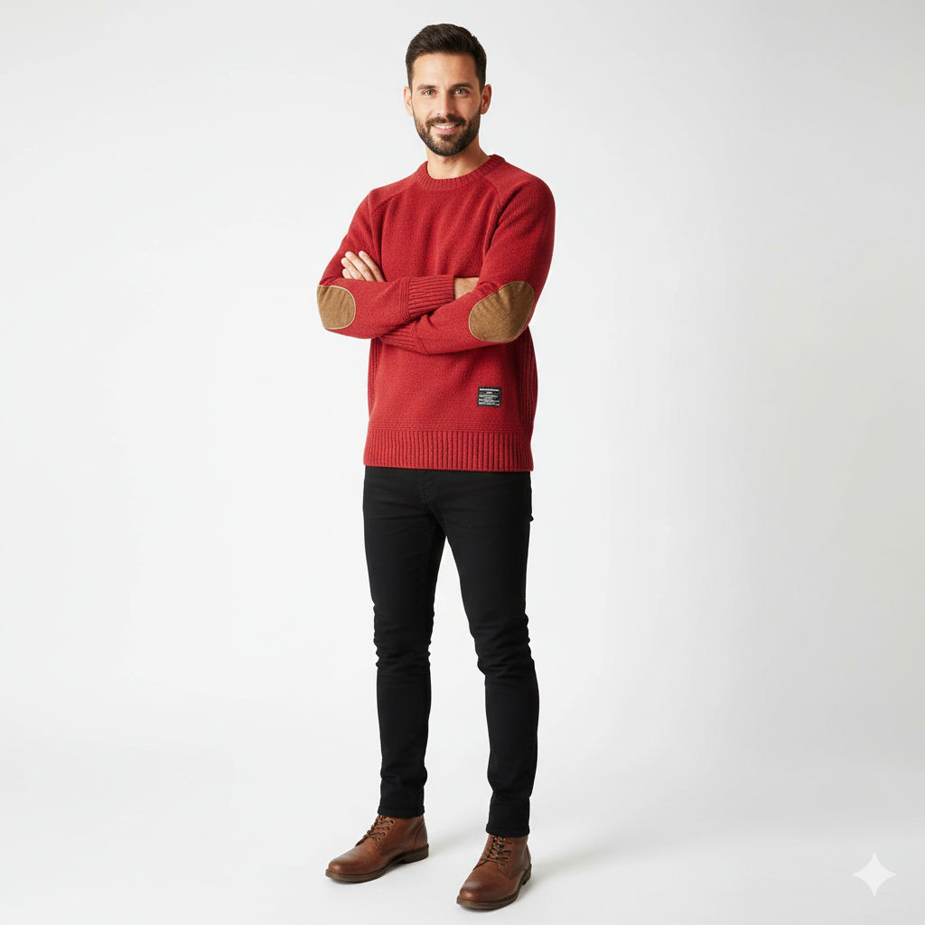 Pull Homme Tricoté Élégant Confortable - LuxeStyle