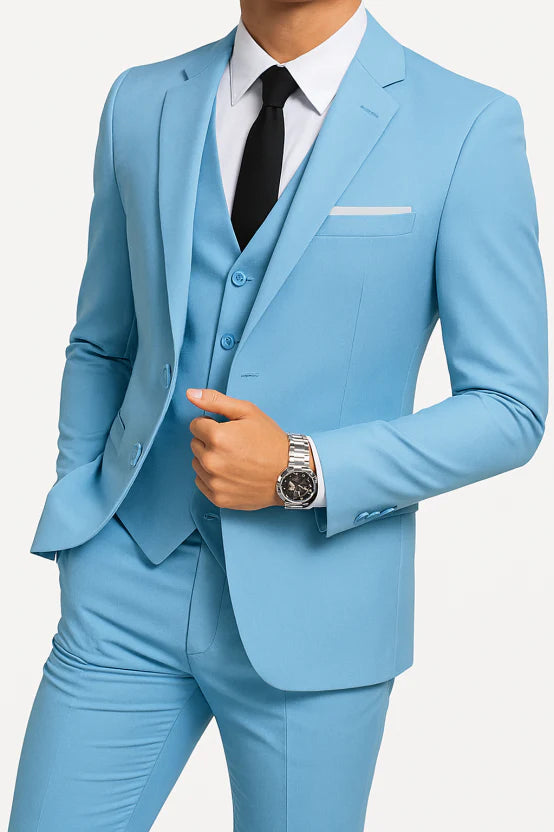 Costume Mariage Élégant 3 Pièces Pour Homme