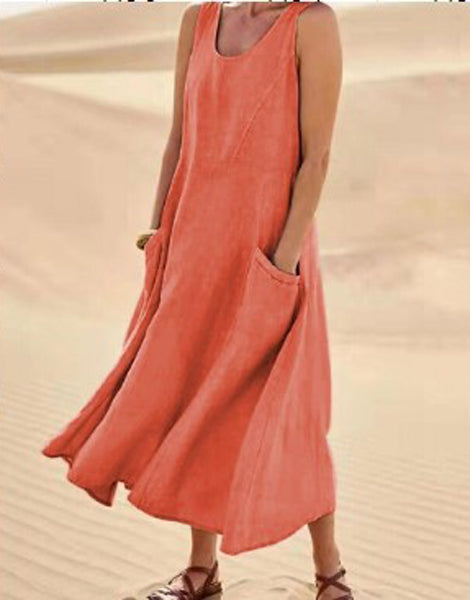 Robe Coton Féminine Confortable pour Femme au Quotidien