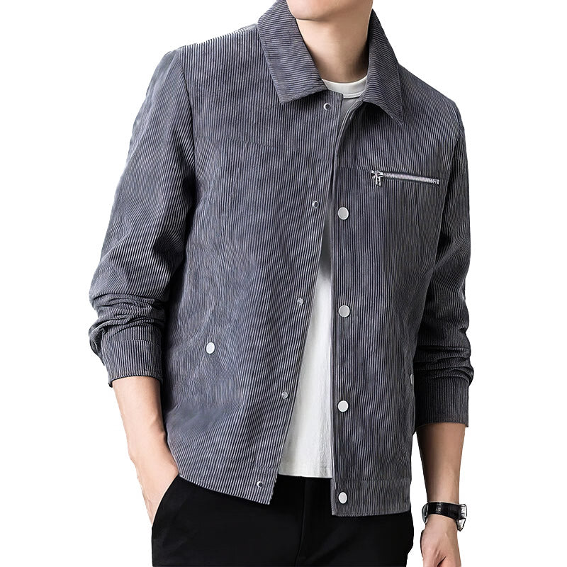 Cordedge™ – Veste Homme Sportive Élégante en Cordon Légère et Confortable