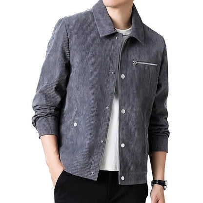 Cordedge™ – Veste Homme Sportive Élégante en Cordon Légère et Confortable