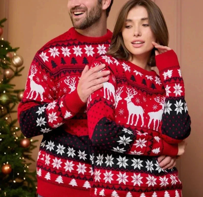 Pull Festif Hiver pour Homme et Femme