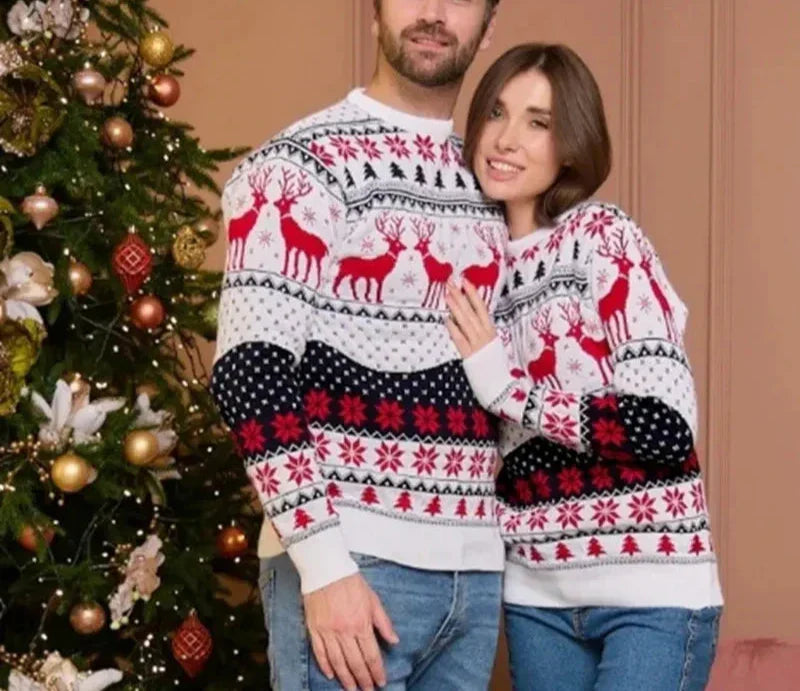 Pull Festif Hiver pour Homme et Femme