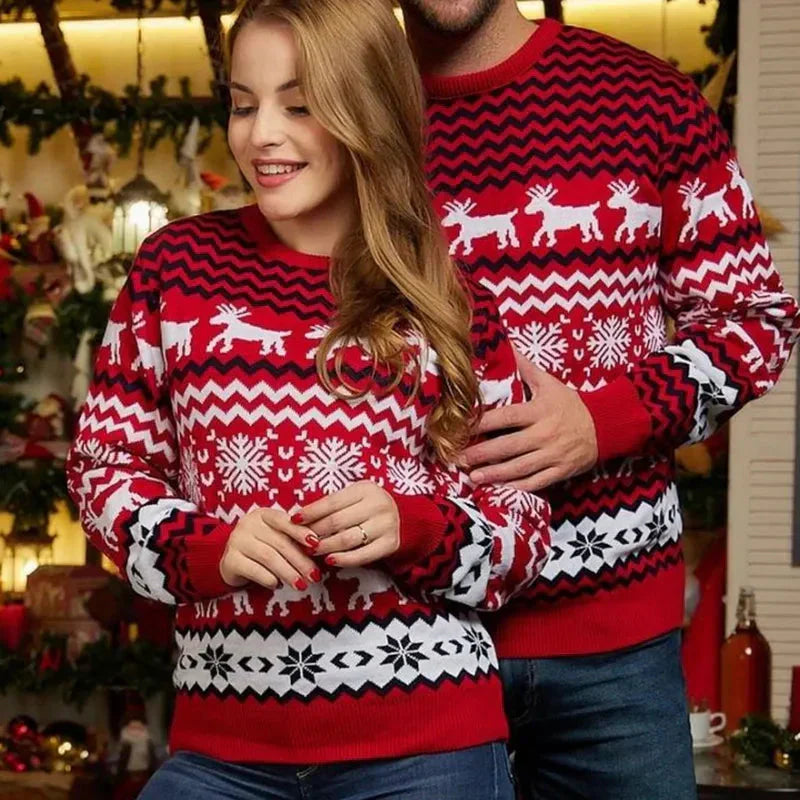 Pull Festif Hiver pour Homme et Femme - LuxeStyle