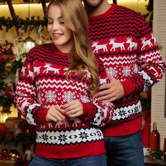 Pull Festif Hiver pour Homme et Femme - LuxeStyle