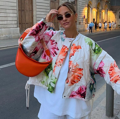 Veste Douillette Fleurs Pour Femmes | Parfaite Pour Le Printemps - LuxeStyle