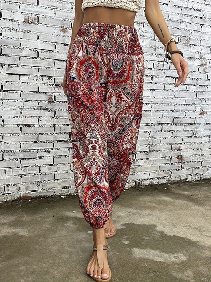 Pantalon imprimé Chic Décontracté pour Femme