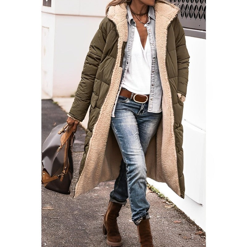 Manteau femme hiver chaud élégant