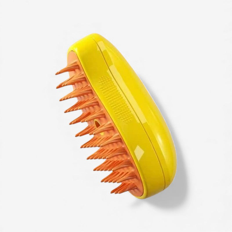 Brosse Vapeur Douce pour Animaux avec Spray et Massage