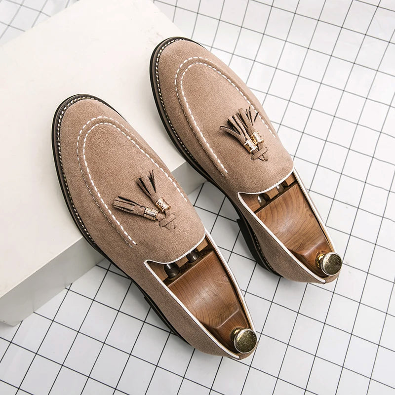 Mocassins de Mariage Chic Pour Homme À Détails Brodés