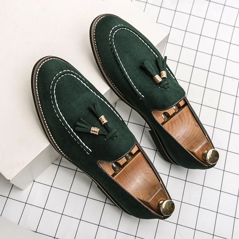 Mocassins de Mariage Chic Pour Homme À Détails Brodés