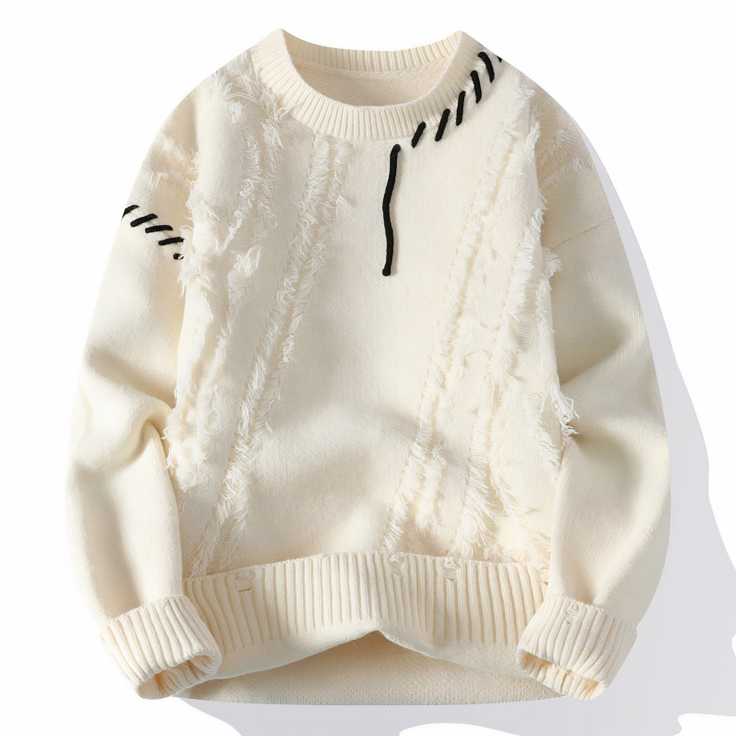 Pull Homme Élégant – Sweater Hiver Douillet en Laine pour Homme