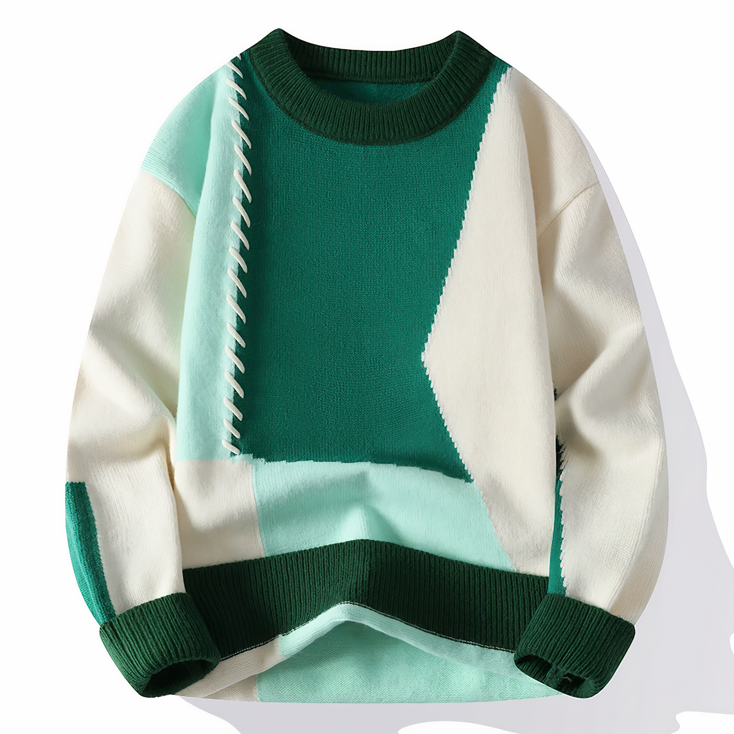 Pull Homme Élégant – Sweater Hiver Douillet en Laine pour Homme
