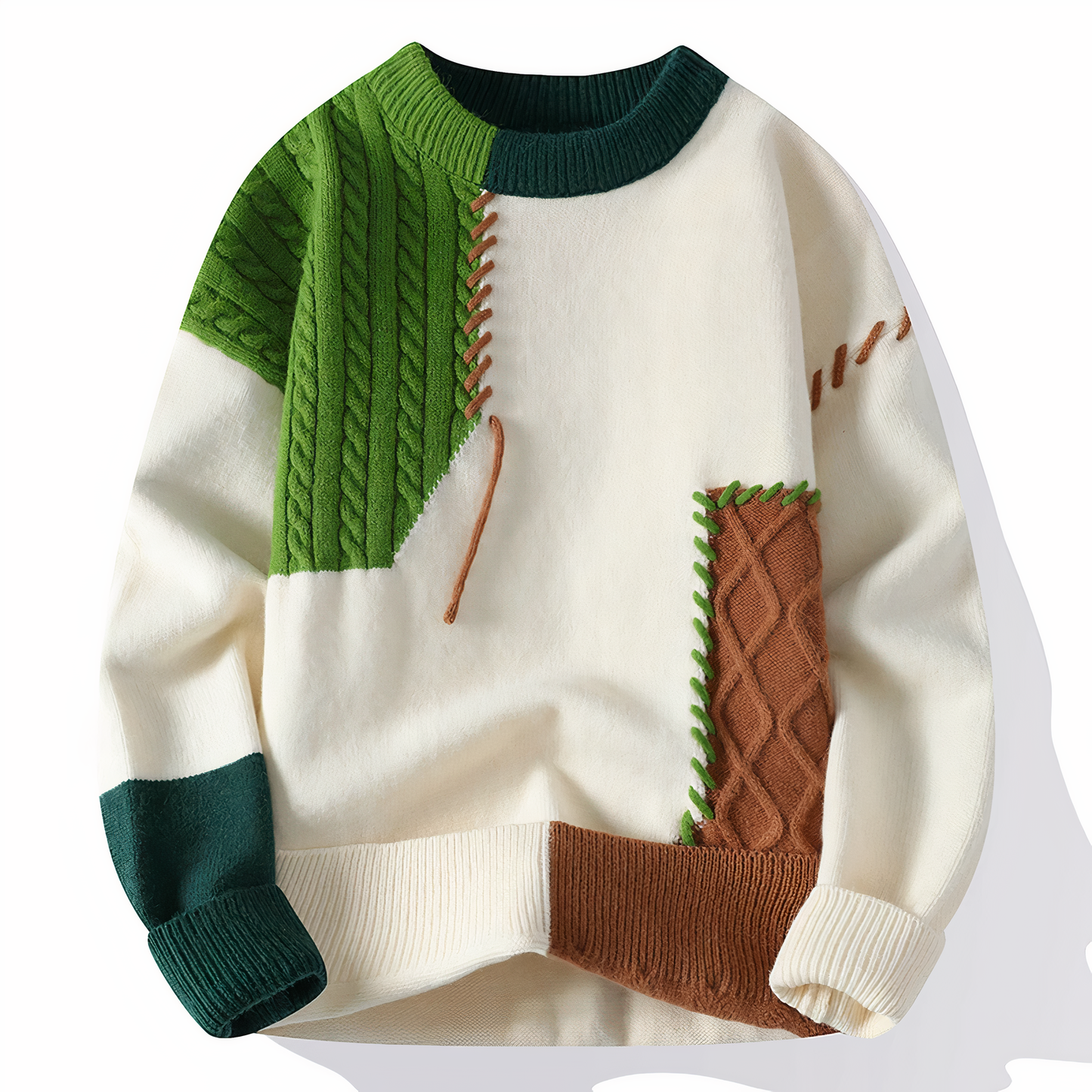 Pull Homme Élégant – Sweater Hiver Douillet en Laine pour Homme