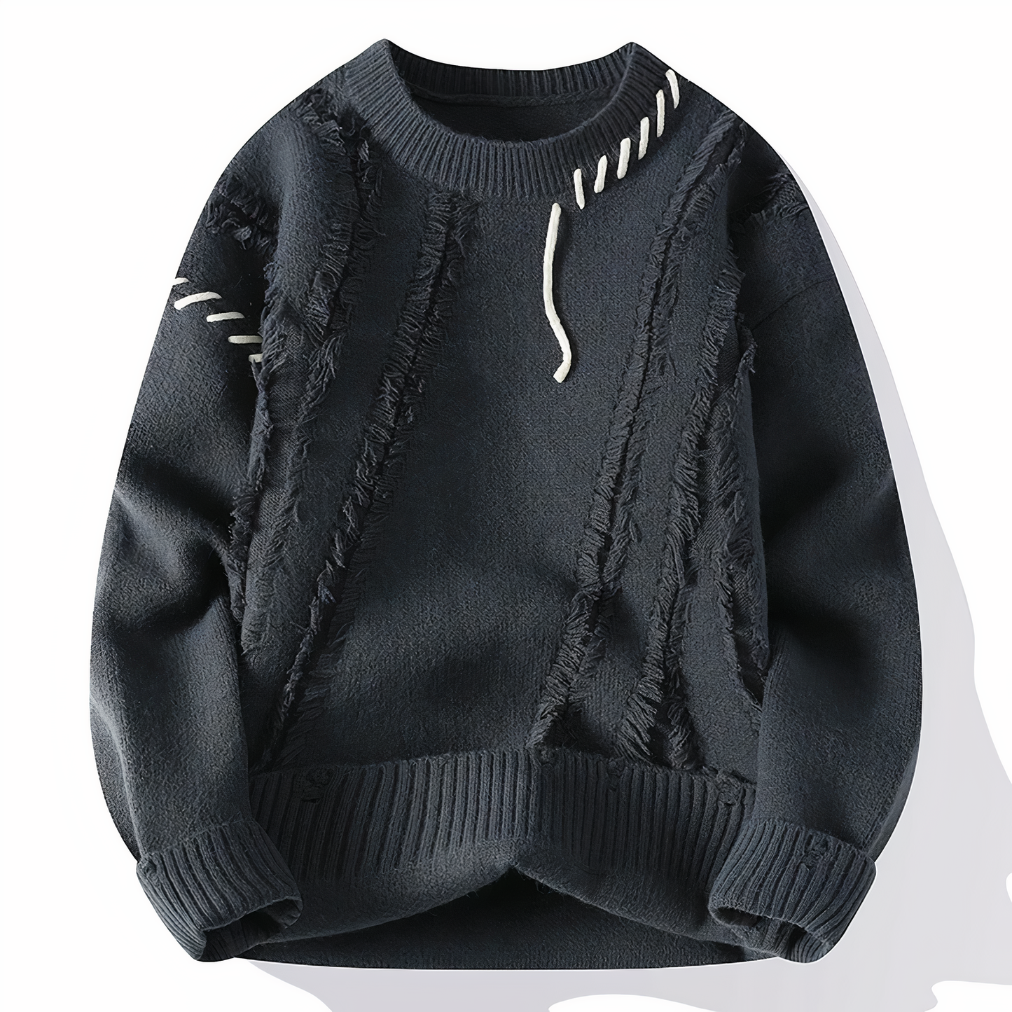 Pull Homme Élégant – Sweater Hiver Douillet en Laine pour Homme