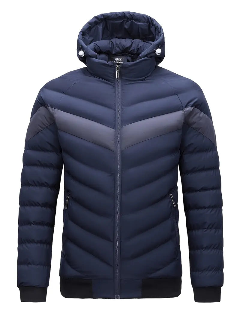 Veste Hiver Étanche avec Capuche Réglable pour Homme