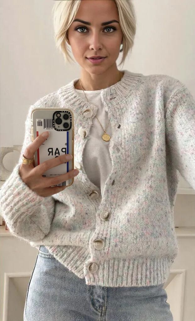 Cardigan Douillet en Laine pour Femme Hiver - LuxeStyle