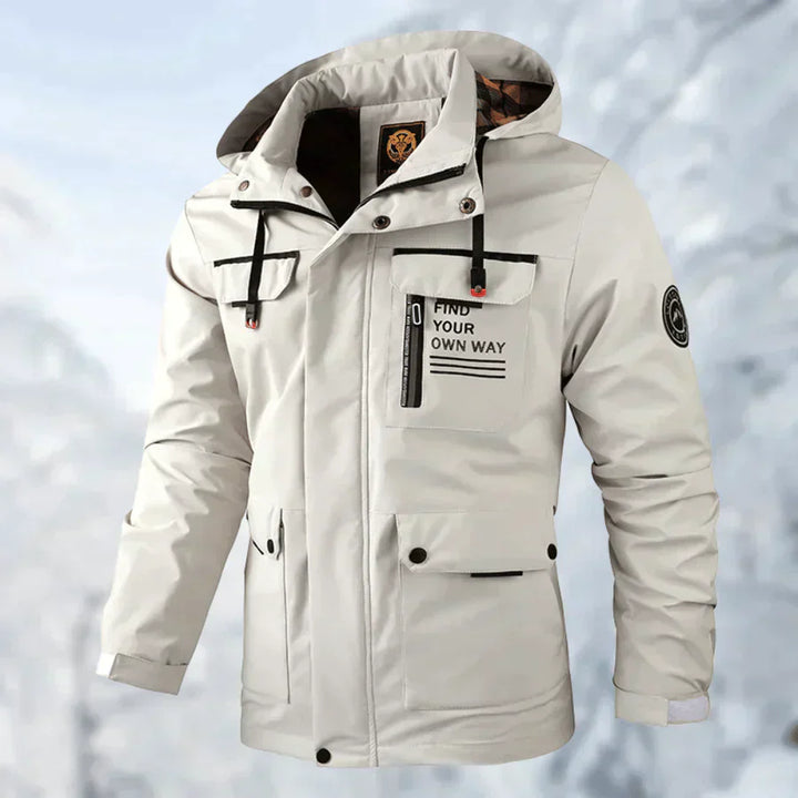 Doudoune Hiver Homme avec Capuche et Poches Zippées - LuxeStyle