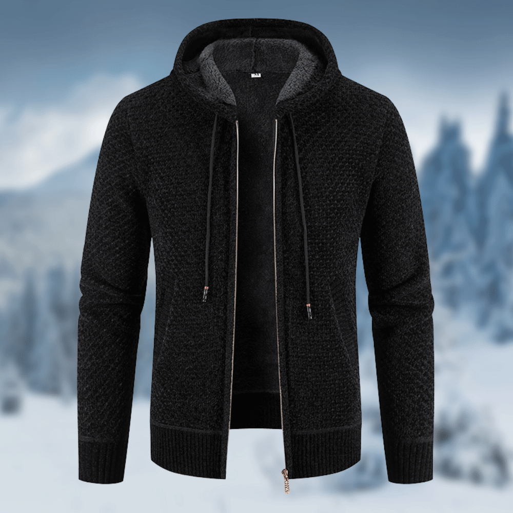 Sweat À Capuche Homme Hiver Douillet