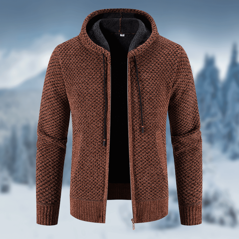 Sweat À Capuche Homme Hiver Douillet