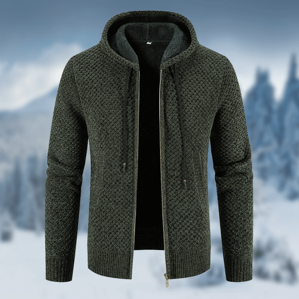Sweat À Capuche Homme Hiver Douillet