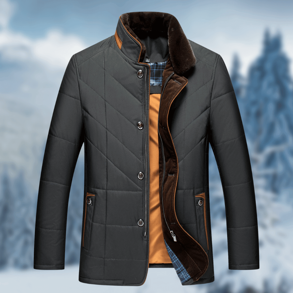 Parka Homme Hiver avec Fermeture Éclair