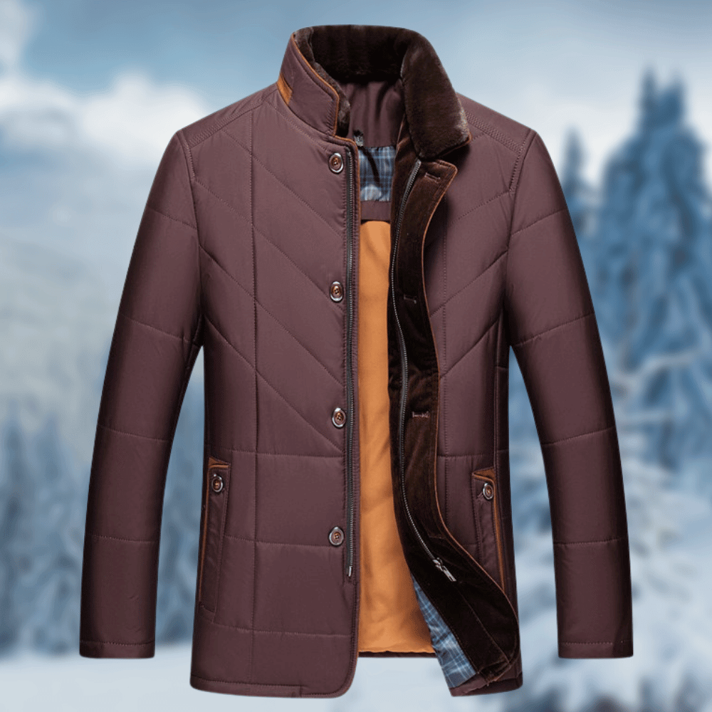 Parka Homme Hiver avec Fermeture Éclair