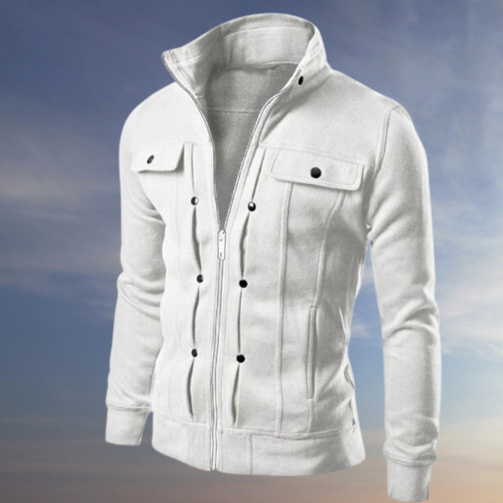 Veste zippée sport à capuche et manches longues - LuxeStyle