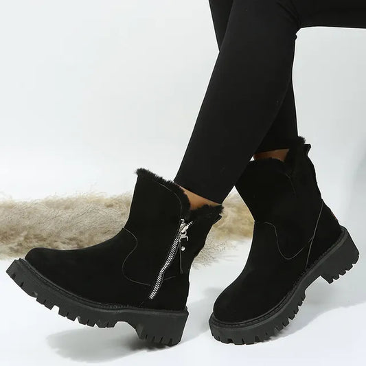 Bottes Hiver Femmes Élégantes et Chaudes - LuxeStyle