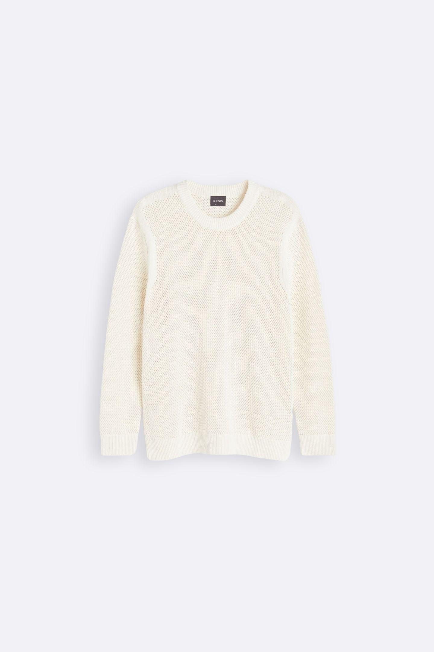 Pull Homme Col Rond Texture Originale - LuxeStyle