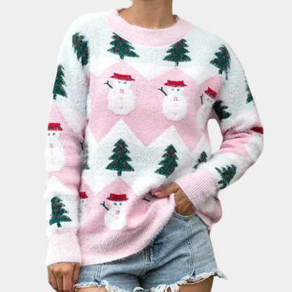 BRIANNA - Pull de Noël Élégant pour Femmes