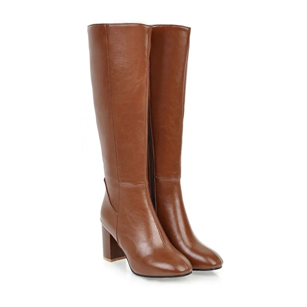 Bottines Zippées Féminines Hiver