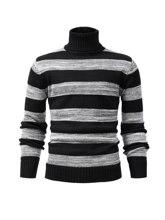 Pull Col Roulé Slim pour Homme - Parfait pour le Printemps - LuxeStyle