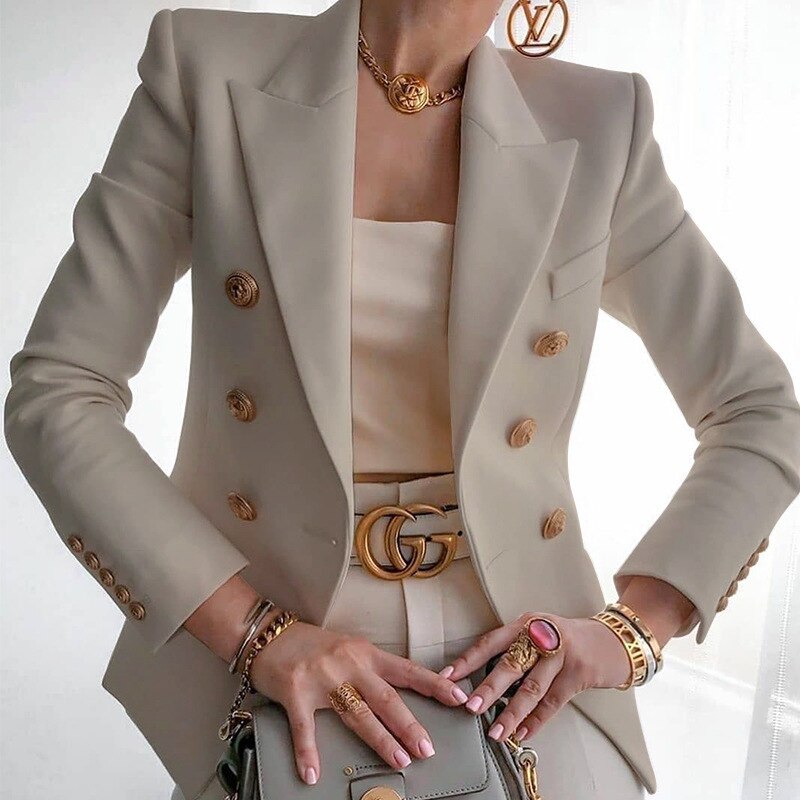 Veste Femme Stylish – Blazer Confort en Tissu de Luxe pour Look Raffiné