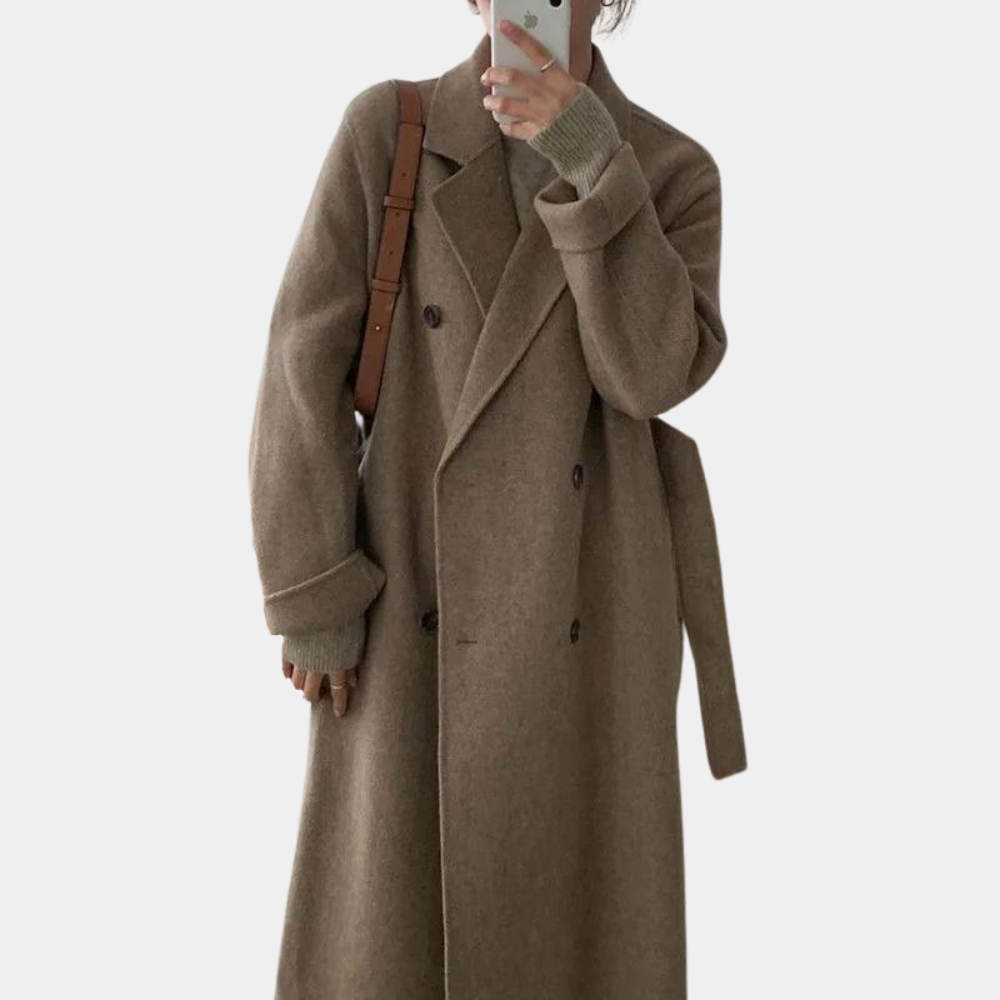Manteau Femme Hiver Chauffant À Fermeture Double