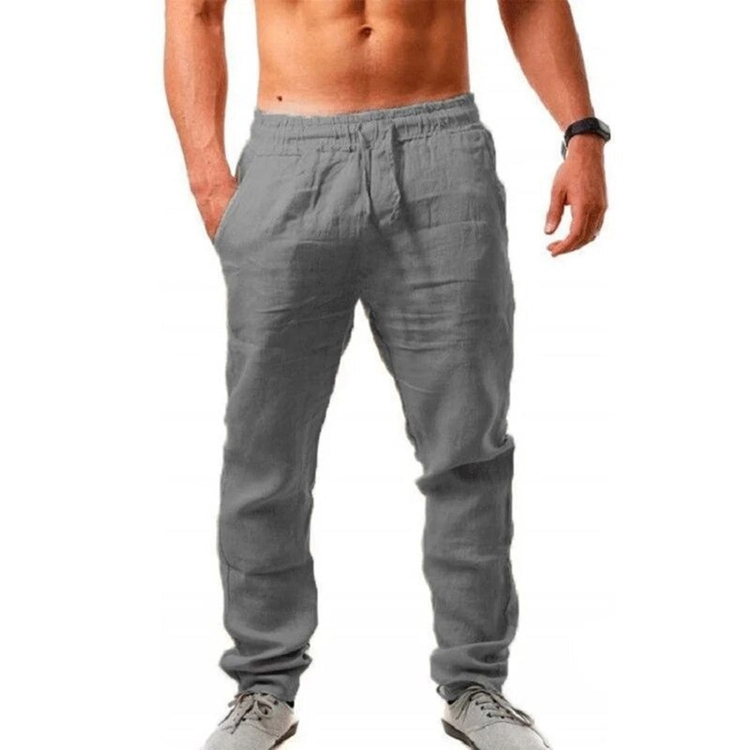 Pantalon Lin Respirant Chic Homme
