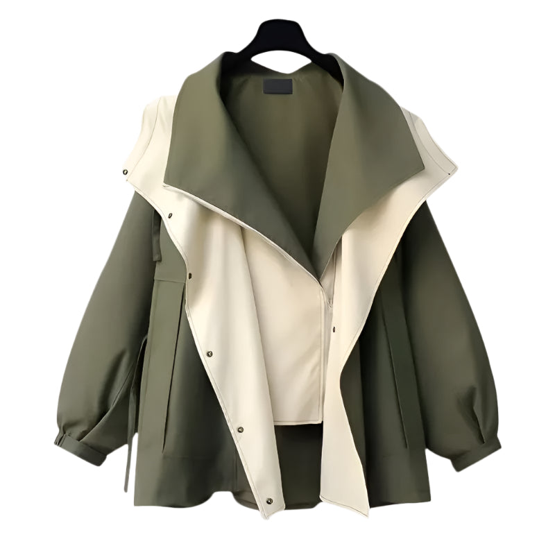 Duoshield™ – Veste Bicolore Coupe-vent & Imperméable Pour Femme