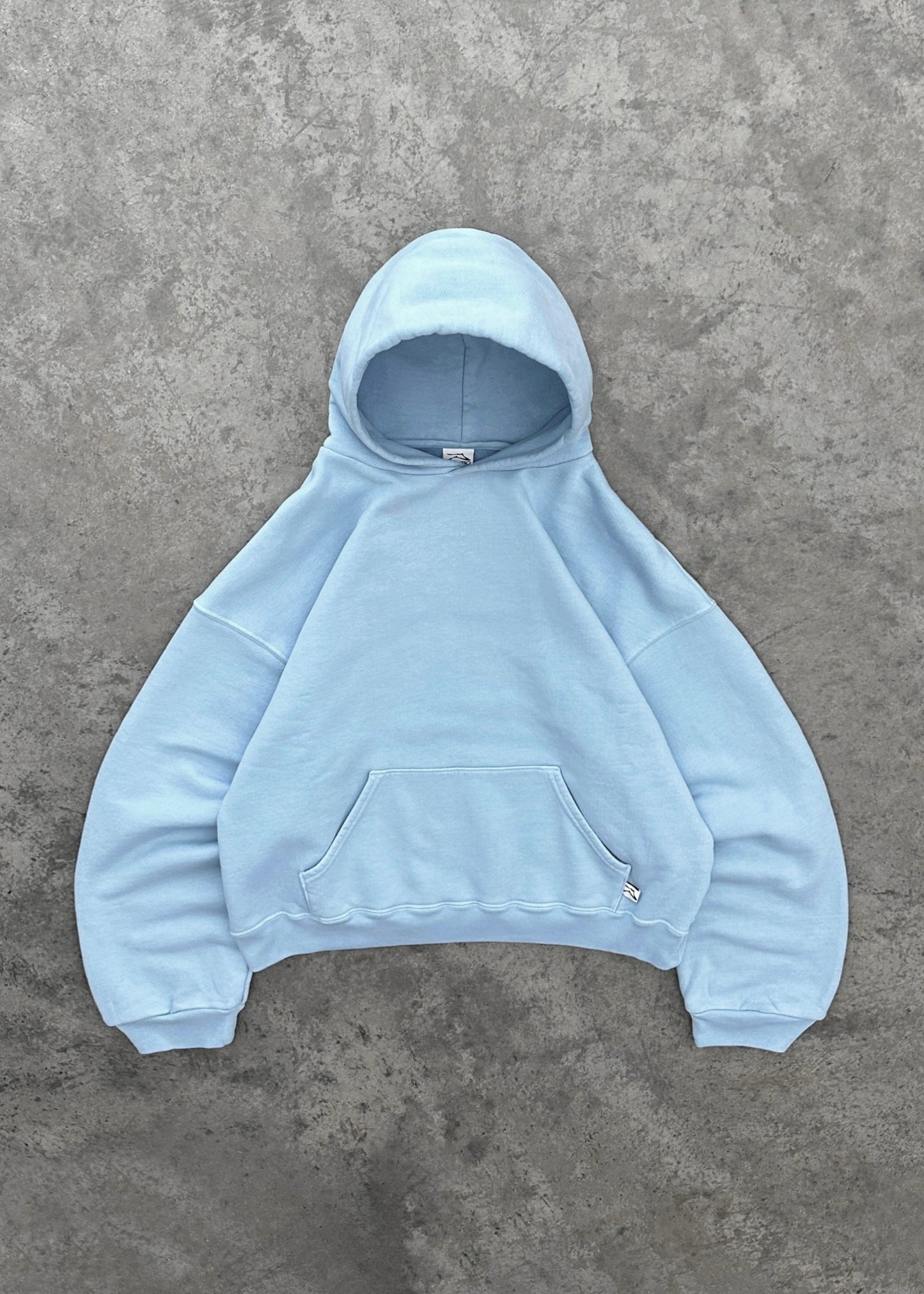 Sweat à capuche noir casual avec poche avant