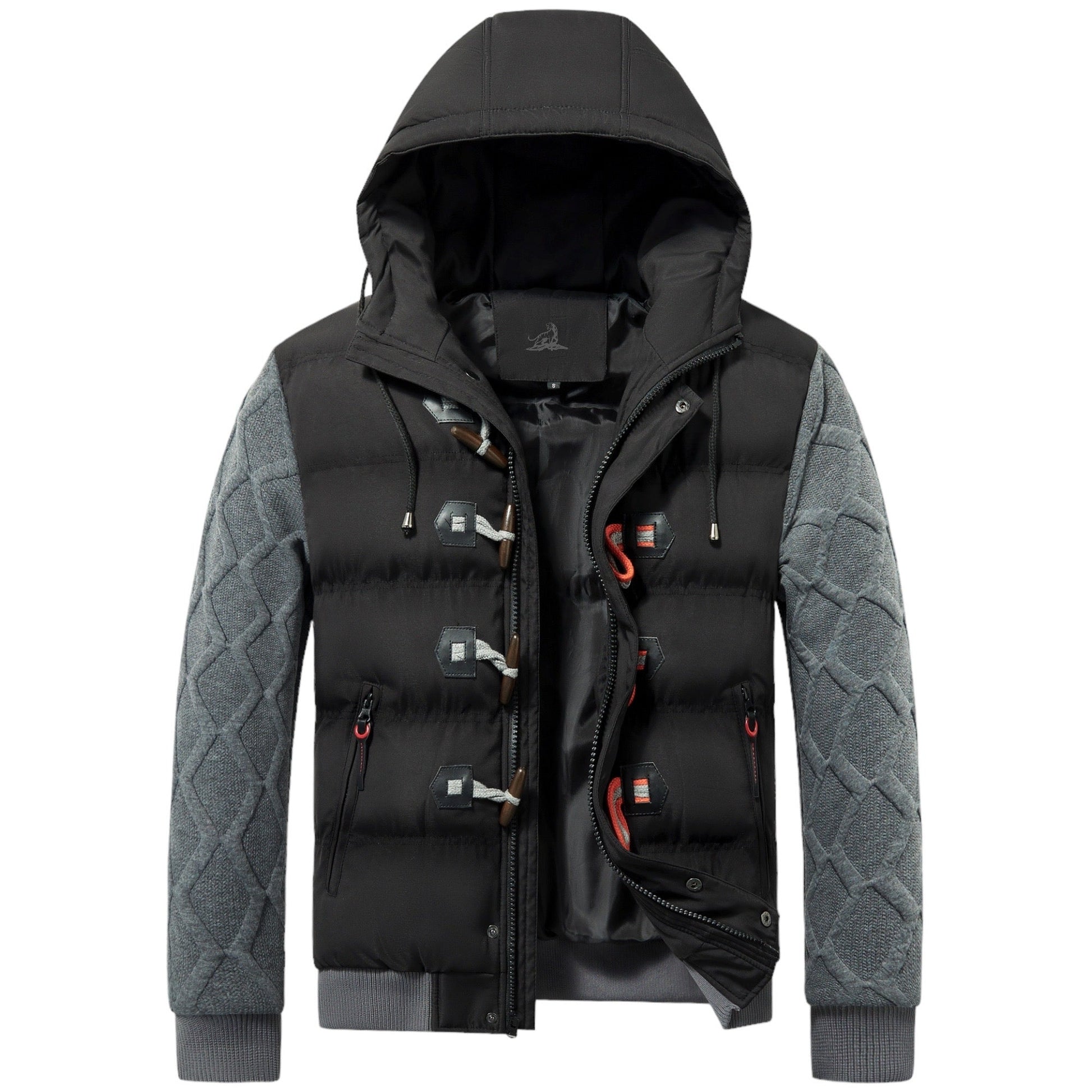 Veste Hivernale Doublée avec Capuche Réglable pour Homme - LuxeStyle