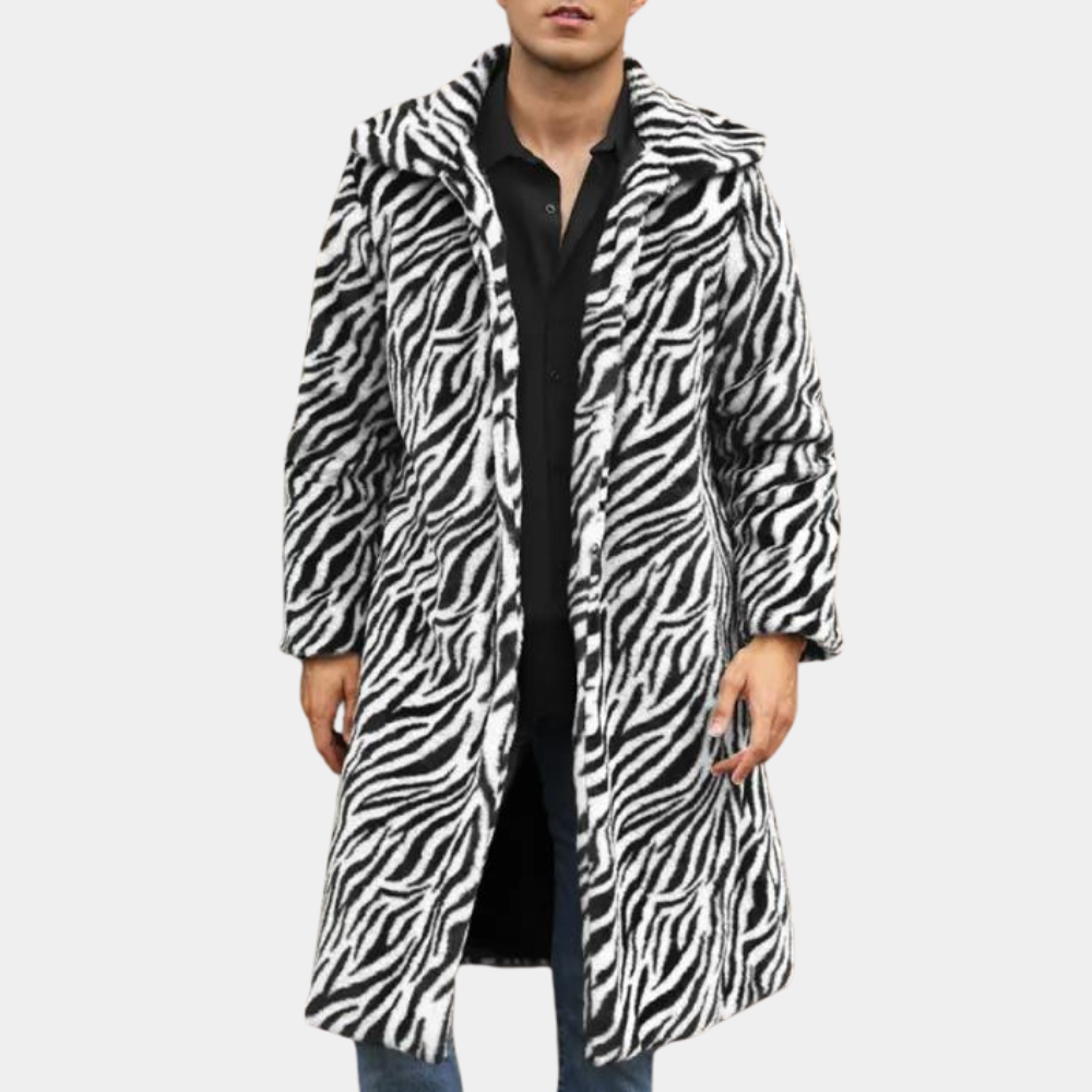 Manteau Hiver Élégant Homme - Coupe Slim Isolé - LuxeStyle