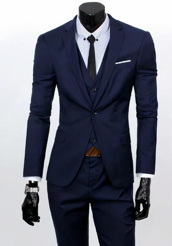 Costume Homme 3 Pièces Élégant pour Mariage et Soirées