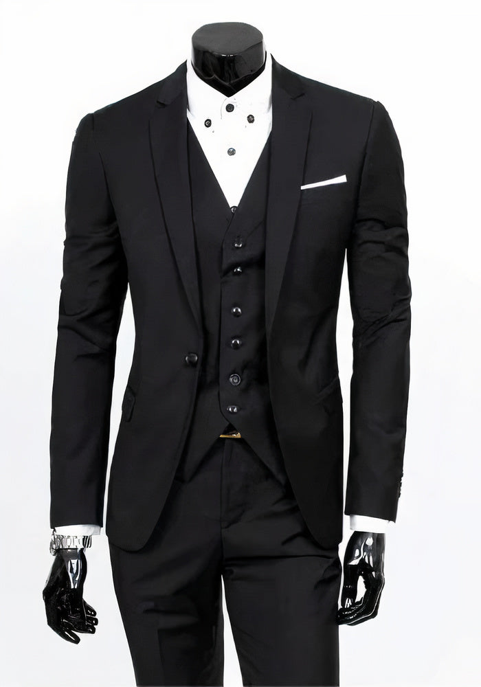 Costume Homme 3 Pièces Élégant pour Mariage et Soirées - LuxeStyle