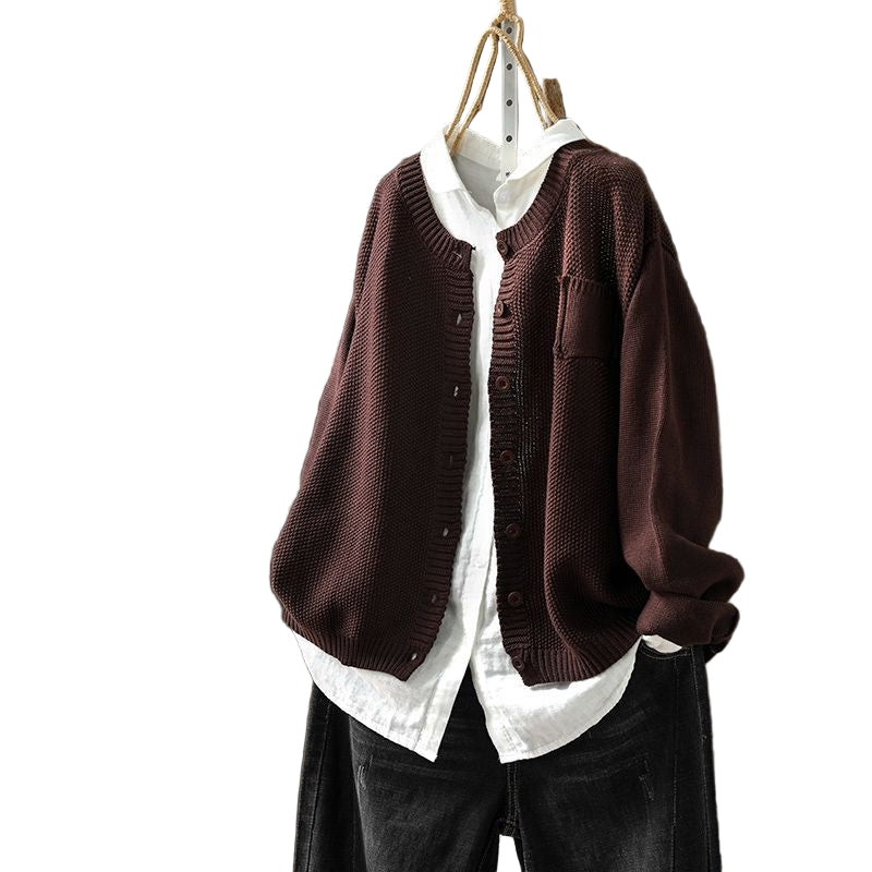 Cardigan Féminin Grande Taille Élégant - luxestyle