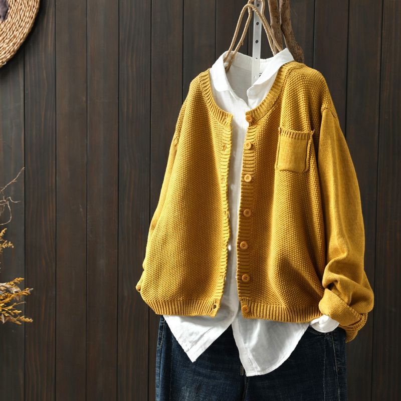 Cardigan Féminin Grande Taille Élégant